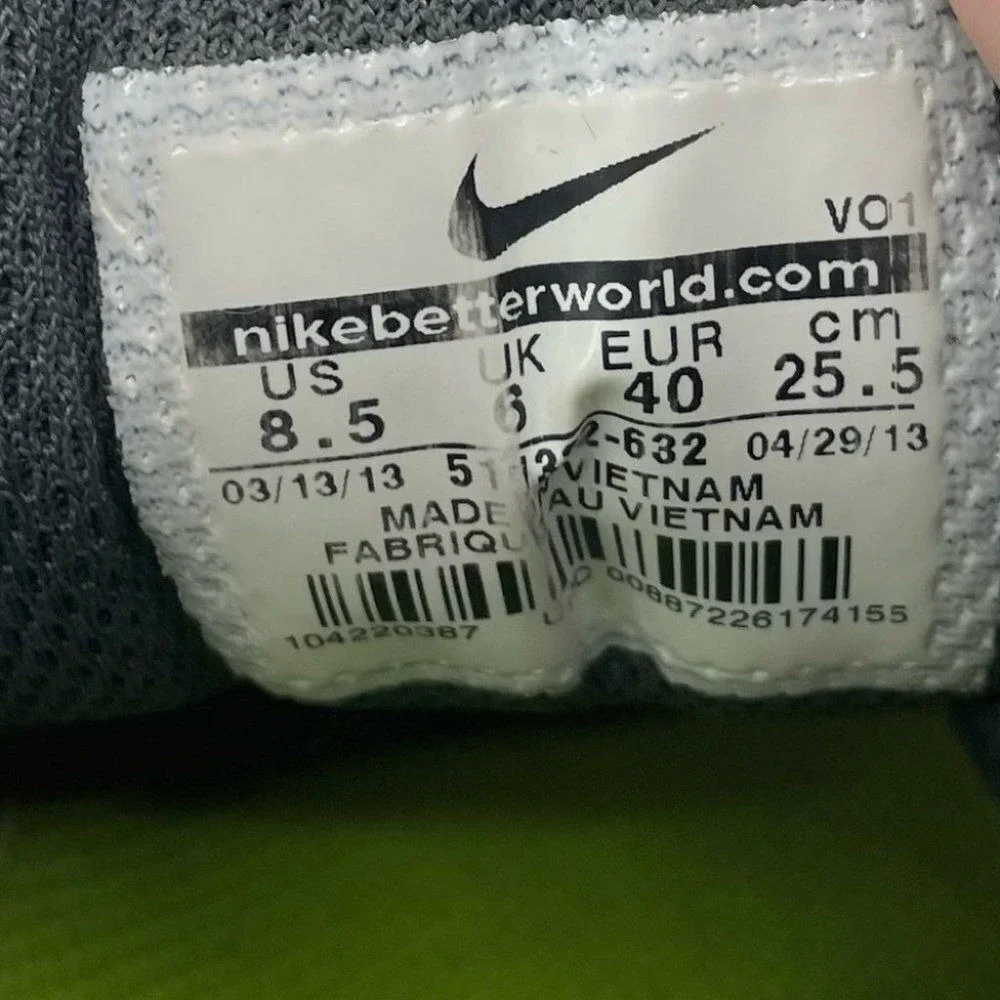 Nike Running Shoes Lightweight Athletic Training Sneakers‎ Pink Yellow 8.5